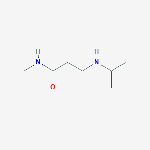 molecular formula C7H16N2O B1385199 3-(Isopropylamino)-N-methylpropanamide CAS No. 1001345-72-7