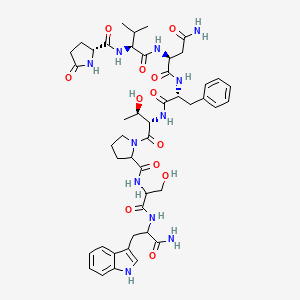 molecular formula C46H61N11O12 B13851997 Adipokinetic HorMone (Libellula Auripennis) 