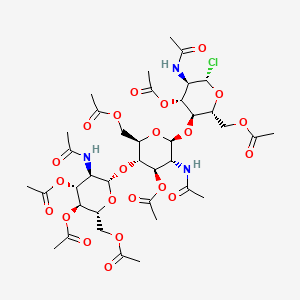 molecular formula C38H54ClN3O22 B13852001 Chitotriose Decaacetate Chloride 