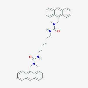 molecular formula C40H42N4O2 B13852006 N,N''-1,6-Hexanediylbis[N'-(9-anthracenylmethyl)-N'-methyl-urea 