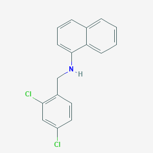 molecular formula C17H13Cl2N B1385205 N-(2,4-二氯苄基)-1-萘胺 CAS No. 356531-71-0