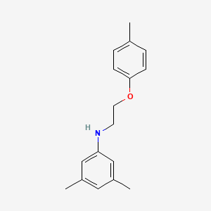 molecular formula C17H21NO B1385206 3,5-Dimethyl-N-[2-(4-methylphenoxy)ethyl]aniline CAS No. 1040686-58-5