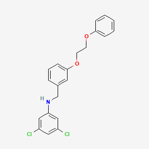 3,5-Dichloro-N-[3-(2-phenoxyethoxy)benzyl]aniline