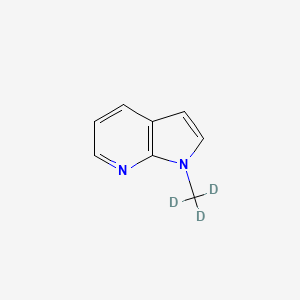 molecular formula C8H8N2 B13852081 N-Methyl-d3-7-azaindole 