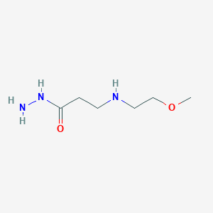 3-[(2-Methoxyethyl)amino]propanohydrazide