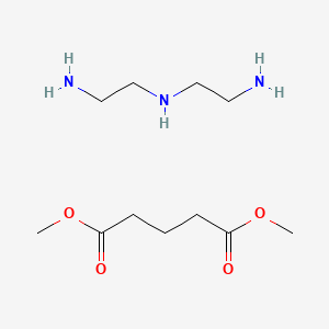 molecular formula C11H25N3O4 B13852125 N'-(2-aminoethyl)ethane-1,2-diamine;dimethyl pentanedioate CAS No. 50883-96-0
