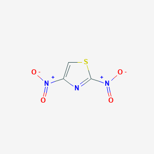 molecular formula C3HN3O4S B13852245 2,4-Dinitrothiazole 