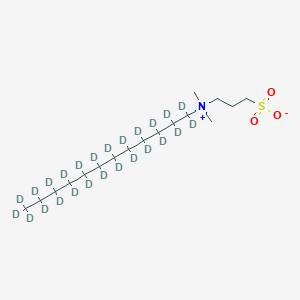 molecular formula C17H37NO3S B13852274 N-(Dodecyl-d25)-N,N-dimethyl-3-ammonio-1-propanesulphonate 