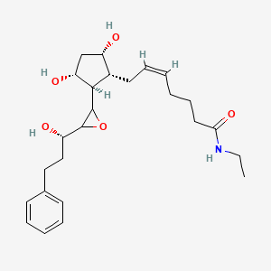 molecular formula C25H37NO5 B13852413 Bimatoprost 13,14-Epoxide 