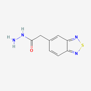 molecular formula C8H8N4OS B13852459 2-(2,1,3-Benzothiadiazol-5-yl)acetohydrazide 
