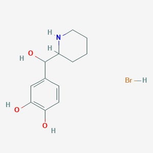 molecular formula C12H18BrNO3 B138525 Rimiterol Hydrobromide CAS No. 31842-61-2