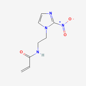 molecular formula C8H10N4O3 B13852546 N-(2-(2-Nitro-1H-imidazol-1-yl)ethyl)acrylamide 