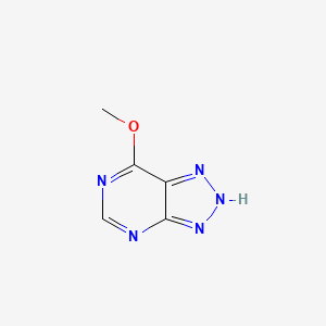 molecular formula C5H5N5O B13852551 7-Methoxy-3H-1,2,3-triazolo[4,5-d]pyrimidine 