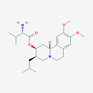 molecular formula C24H38N2O4 B13852573 (2S,3R,11bR)-Dihydrotetrabenazine L-Val 