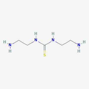molecular formula C5H14N4S B13852587 N,N'-Bis(2-aminoethyl)thiourea Dihydrochloride 