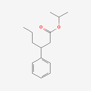 molecular formula C15H22O2 B13852592 Propan-2-yl 3-phenylhexanoate 