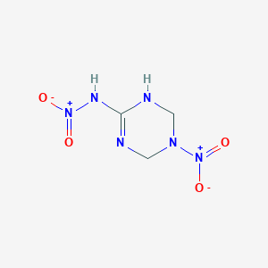 N-(5-Nitro-1,4,5,6-tetrahydro-1,3,5-triazin-2-yl)nitramide