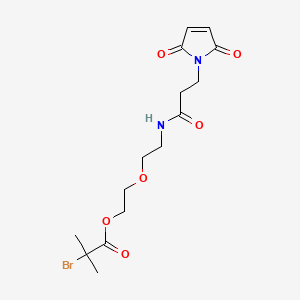 molecular formula C15H21BrN2O6 B13852614 Mal-(PEG)9-Bromide 