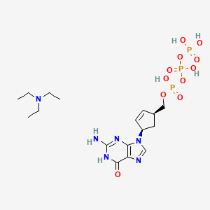 molecular formula C17H31N6O11P3 B13852637 (-)-Carbovir-5'-triphosphate Triethylammonium Salt 