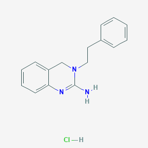 molecular formula C16H18ClN3 B13852716 3-(2-phenylethyl)-4H-quinazolin-2-amine;hydrochloride 