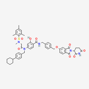 molecular formula C53H55N5O10S B13852746 3-[4-(Aminomethyl)benzyloxy] Thalidomide SF-1-088 