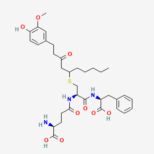 molecular formula C34H47N3O9S B13852762 Glu-6-shogaol-Phe 