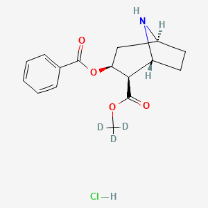 molecular formula C16H20ClNO4 B13852782 Norcocaine-d3 Hydrochloride 