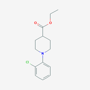 molecular formula C14H18ClNO2 B13852864 Ethyl 1-(2-chlorophenyl)piperidine-4-carboxylate 