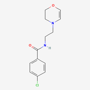 molecular formula C13H15ClN2O2 B13852896 N-2-(2,3-Didehydro)-moclobemide 