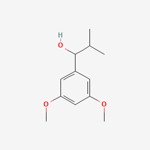 molecular formula C12H18O3 B13852915 1-(3,5-Dimethoxyphenyl)-2-methylpropan-1-ol 