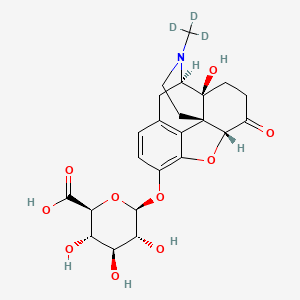 molecular formula C23H27NO10 B13852924 Oxymorphone-d3 3-b-D-Glucuronide 