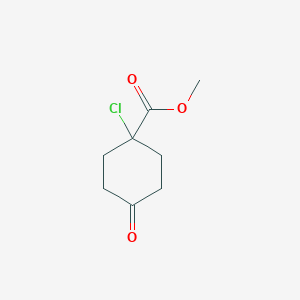 molecular formula C8H11ClO3 B13852979 Methyl 1-chloro-4-oxocyclohexane-1-carboxylate 