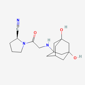 molecular formula C17H25N3O3 B13852988 Hydroxy Vildagliptin 