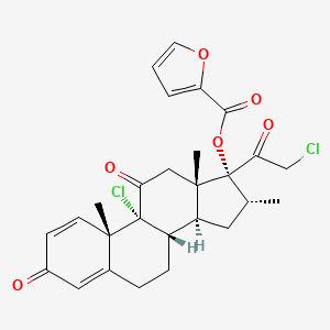 molecular formula C27H28Cl2O6 B13852992 11-Oxo Mometasone Furoate 