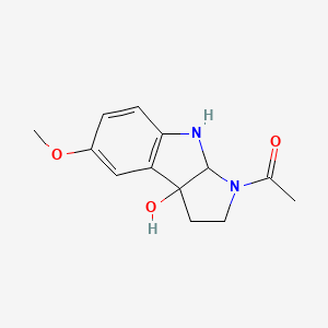 molecular formula C13H16N2O3 B13853052 Cyclic 3-Hydroxy Melatonin 