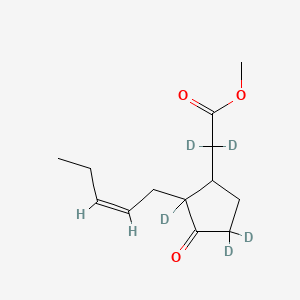 molecular formula C13H20O3 B13853079 Methyl Jasmonate-d5 (2,4,4-d3; acetyl-2,2-d2) (mixture of diastereomers) 