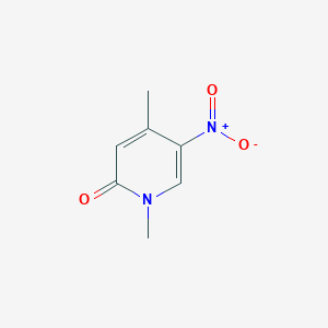 molecular formula C7H8N2O3 B13853082 1,4-Dimethyl-5-nitropyridin-2-one 