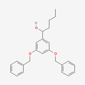 molecular formula C25H28O3 B13853089 1-(3,5-Bis(benzyloxy)phenyl)pentan-1-ol 