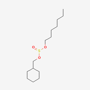 molecular formula C14H28O3S B13853104 Cyclohexylmethyl heptyl sulfite 
