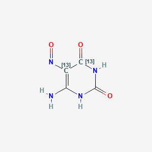 6-Amino-5-nitrosouracil-13C2