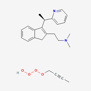 molecular formula C24H30N2O4 B13853120 (R)-Dimethindene Maleate 