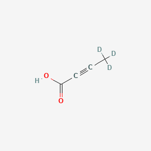 molecular formula C4H4O2 B13853276 2-Butynoic Acid-d3 