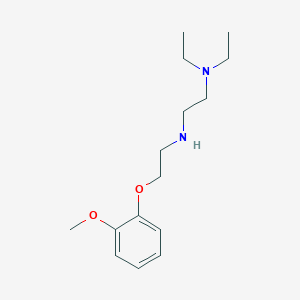 B1385333 N1,N1-diethyl-N2-[2-(2-methoxyphenoxy)ethyl]-1,2-ethanediamine CAS No. 1226362-84-0