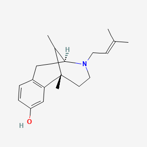 molecular formula C19H27NO B13853340 Pentazocine (1mg/ml in Methanol) 
