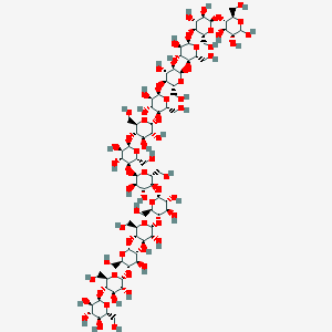 molecular formula C78H132O66 B13853355 Glc(a1-4)Glc(a1-4)Glc(a1-4)Glc(a1-4)Glc(a1-4)Glc(a1-4)Glc(a1-4)Glc(a1-4)Glc(a1-4)Glc(a1-4)Glc(a1-4)Glc(a1-4)Glc 