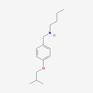 molecular formula C15H25NO B1385337 N-(4-Isobutoxybenzyl)-1-butanamine CAS No. 1040691-91-5