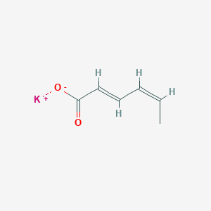 molecular formula C6H7KO2 B13853418 trans,cis-Sorbic acid, potassium salt 