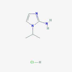 molecular formula C6H12ClN3 B13853467 1-Propan-2-ylimidazol-2-amine Hydrochloride 