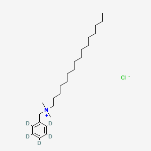 molecular formula C25H46ClN B13853468 Benzyldimethylhexadecylammonium D5 (phenyl D5) chloride 