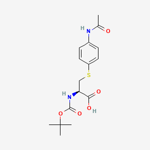 molecular formula C16H22N2O5S B13853539 N-Boc Acetaminophen-cysteine 